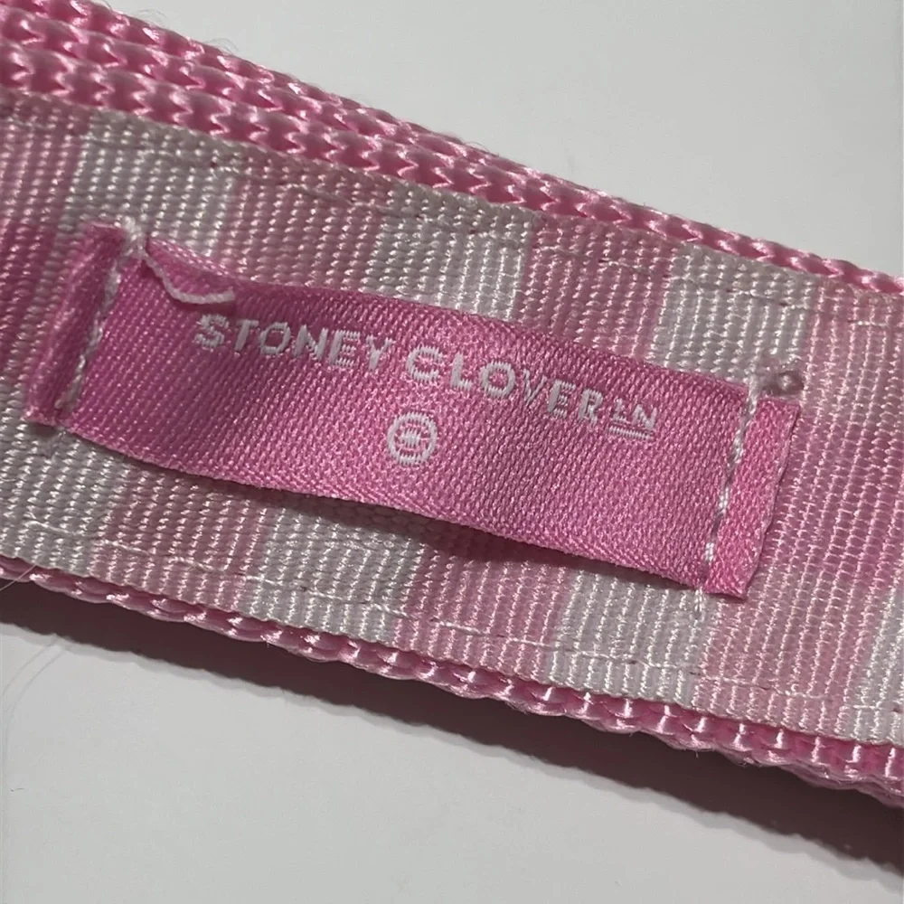 Stoney Clover Lane LIMITED EDITION Extra Large Pink Gingham Dog Collar